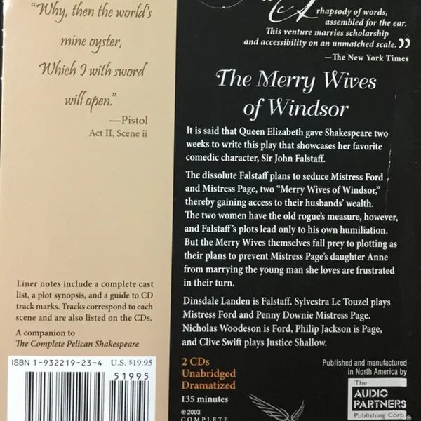 The Merry Wives of Windsor