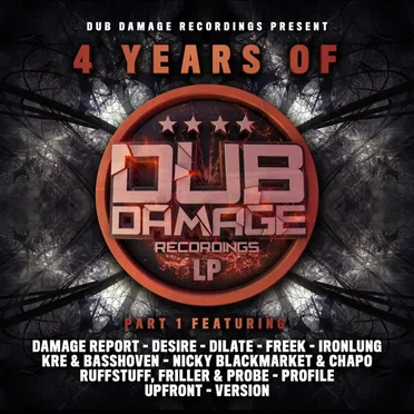 4 Years Of Dub Damage LP Part 1 by Various Artists - album cover