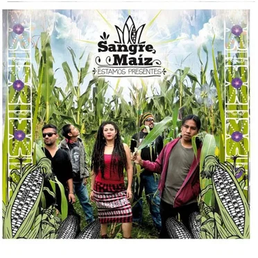 Estamos Presentes LP by Sangre Maíz - album cover