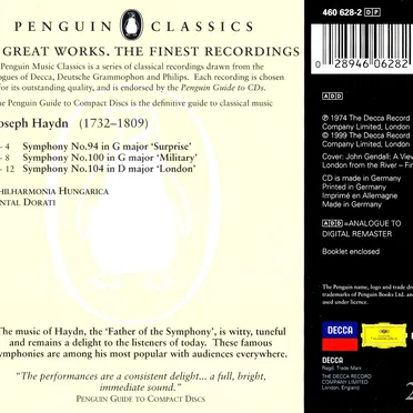 Symphonies No. 94 "Surprise" / No. 100 "Military" / No. 104 "London"