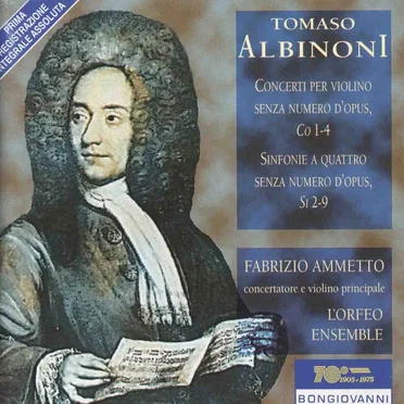 Concerti per violino e Sinfonie a 4 senza numero d'opus