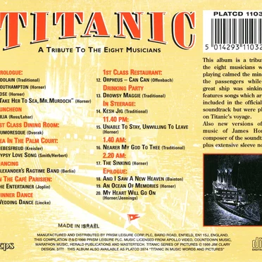 Titanic: A Tribute To The Eight Musicians by Various Artists - album cover