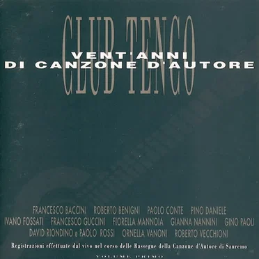 Club Tenco: Vent'anni di canzone d'autore by Various Artists - album cover