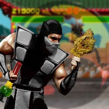 ((╬◣﹏◢)) fighting games x kush 大麻大麻 by Lil Icy Bong Water - album cover