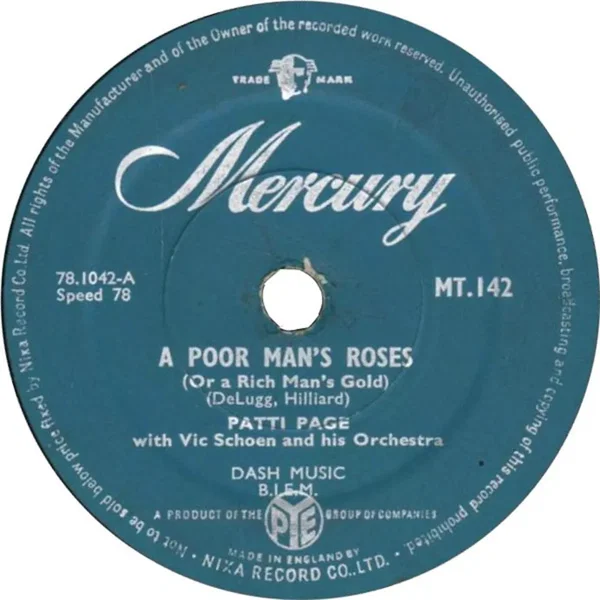 A Poor Man’s Roses (or a Rich Man’s Gold) / The Wall