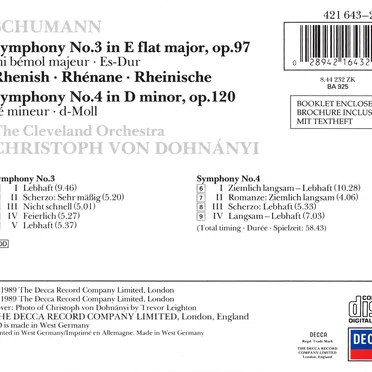 Symphonies 3 & 4