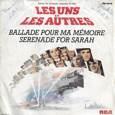 Extrait de la bande originale du film Les Uns et les Autres: Ballade pour ma mémoire / Serenade for Sarah