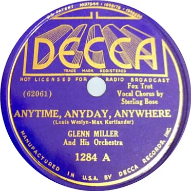 Anytime, Anyday, Anywhere / Wistful and Blue