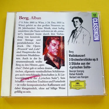 Violin Concerto / 3 Pieces for Orchestra, op. 6 / Lyric Suite (excerpts)