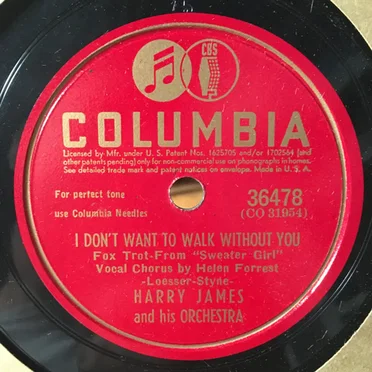 I Don’t Want to Walk Without You / B‐19