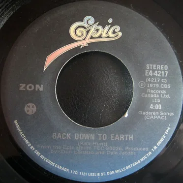 Back Down to Earth by Zon - album cover