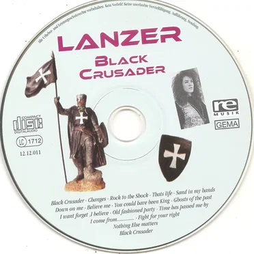 Black Crusader by Lanzer - album cover