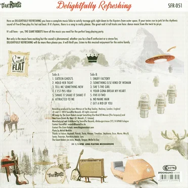 Delightfully Refreshing by The Giant Robots - album cover