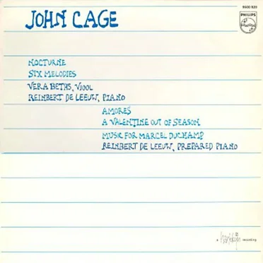 Nocturne / Six Melodies / Amores / A Valentine Out of Season / Music for Marcel Duchamp