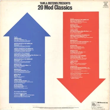 Tamla Motown Presents 20 Mod Classics by Various Artists - album cover