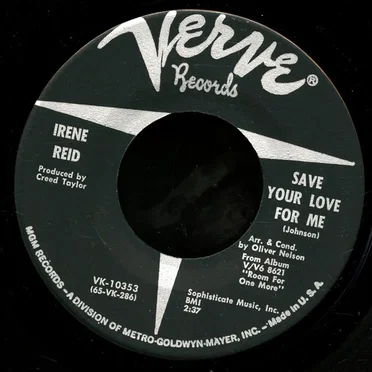 Save Your Love for Me / Room for One