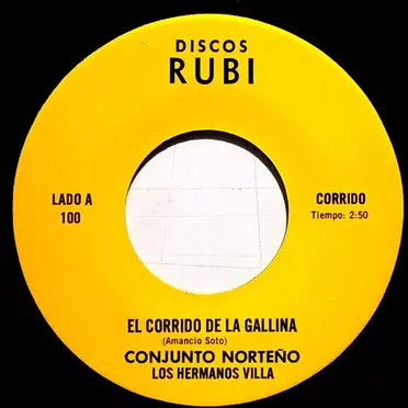 El corrido de la gallina / El corrido de cuaguallutla by Conjunto Norteño los Hermanos Villa - album cover