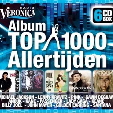 Veronica album top 1000 allertijden by Various Artists - album cover