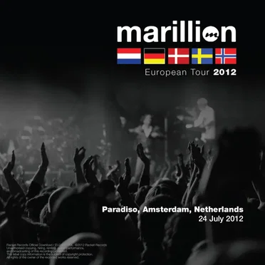 European Tour 2012: Paradiso, Amsterdam, Netherlands, 24 July 2012
