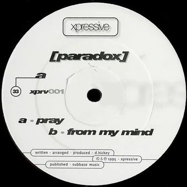 Pray / From My Mind by Paradox - album cover