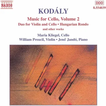 Music for Cello, Volume 2: Duo for Violin and Cello / Hungarian Rondo