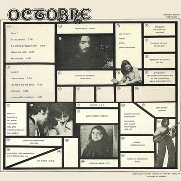 Octobre by Octobre - album cover
