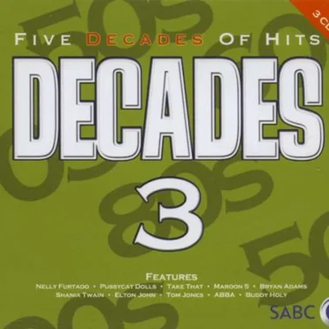 Decades 3: Five Decades of Hits by Various Artists - album cover