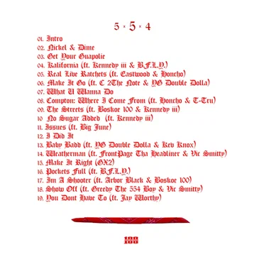 5x5x4 : The Mixtape by Big Fase 100 - album cover