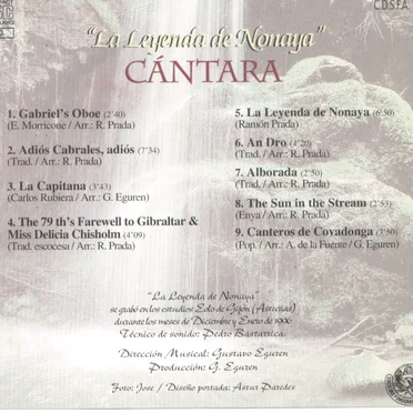 La leyenda de Nonaya by Cántara - album cover