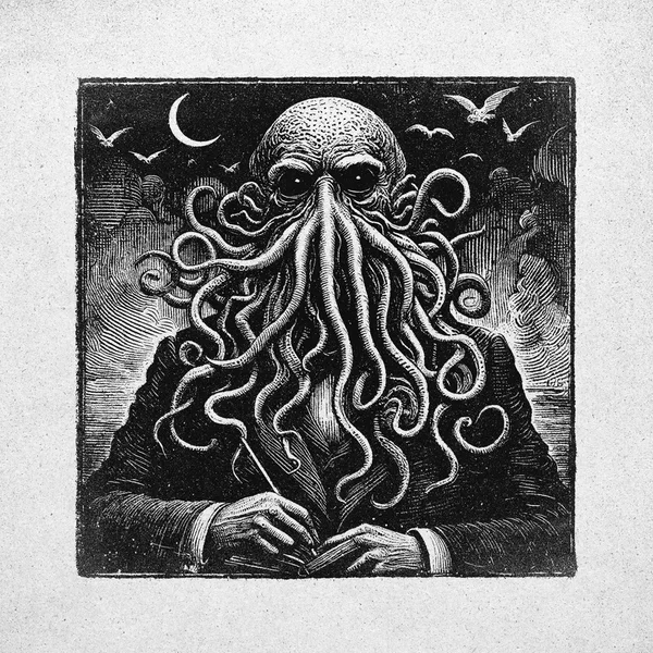 Nyarlathotep and Other Tales of Cosmic Dread by H. P. Lovecraft.