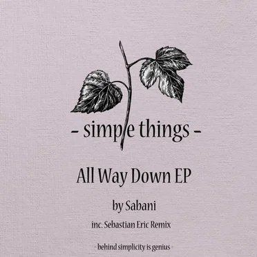 All Way Down by Sabani - album cover