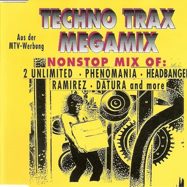TECHNO TRAX MEGAMIX by Various Artists - album cover