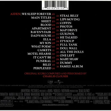 Dead Silence by Charlie Clouser - album cover