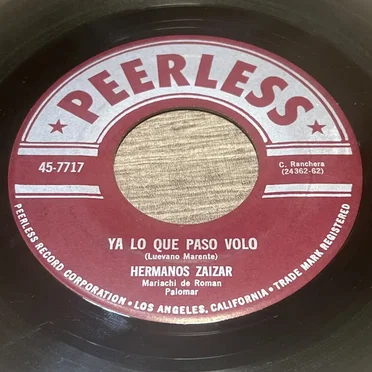 Ya lo que paso volo / Esta tristeza mía