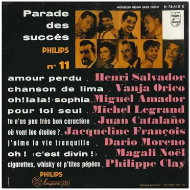 Amour perdu : Parade des succès Philips n°11 by Various Artists - album cover