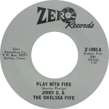 Play With Fire / Leave Me Alone by Jimmy C. & The Chelsea Five - album cover