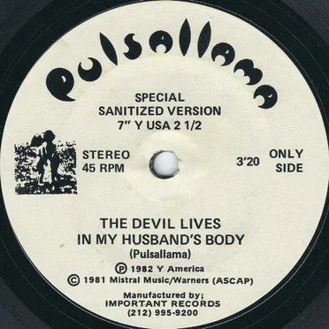 The Devil Lives in My Husband's Body by Pulsallama - album cover