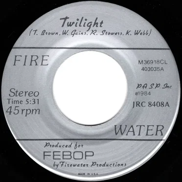 Twilight / To the point by Fire Water - album cover