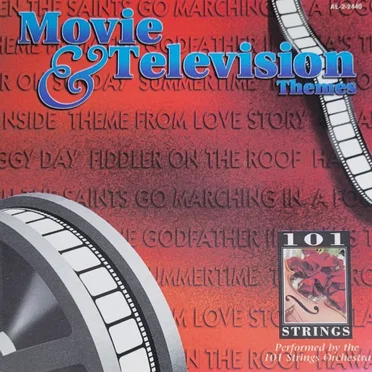 101 Strings Orchestra* – Movie & Television Themes (AL-2-2440) by Various Artists - album cover