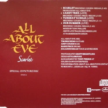 Scarlet by All About Eve - album cover