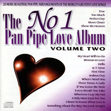 The No 1 Pan Pipe Love Album: Volume 2 by Various Artists - album cover