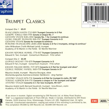 Trumpet Classics by Various Artists - album cover