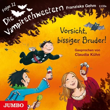 Die Vampirschwestern, Folge 11: Vorsicht, bissiger Bruder! by Franziska Gehm - album cover