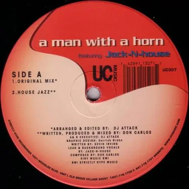 A Man With a Horn by Jack N. House - album cover