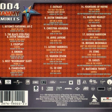 2004 GRAMMY Nominees by Various Artists - album cover