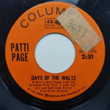 Days of the Waltz / Don’t You Pass Me By