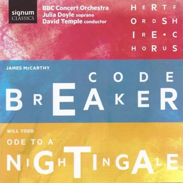 McCarthy: Codebreaker / Todd: Ode to a Nightingale