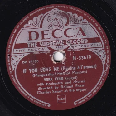 If You Love Me / Beautiful Isle of Somewhere