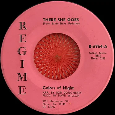 There She Goes / C-O-L-O-R-S by Colors Of Night - album cover
