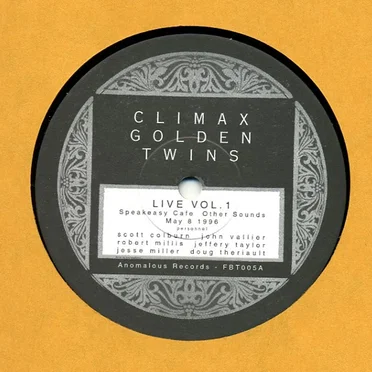 Live Vol. 1 by Climax Golden Twins - album cover